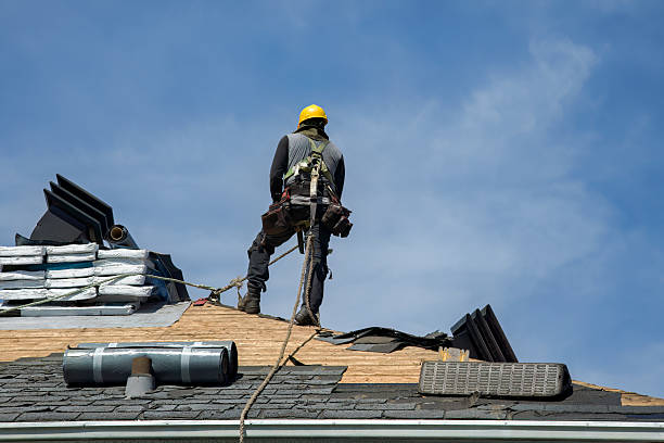 Professional Roof Installation technician working in Palmyra, VA